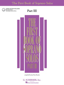 First Book Of Soprano Solos Part 3 w/online audio VOCAL