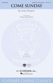 Come Sunday by Ellington Duke - Rutherford Paris - for SSA