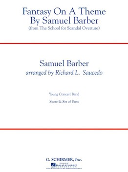 Fantasy On A Theme By Samuel Barber by Barber Samuel - Saucedo Richard L - for Concert Band