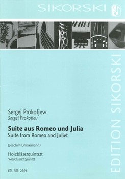 Suite From Romeo & Juliet by Prokofiev Sergei - Linckelmann Joachim - for Woodwind Quintet