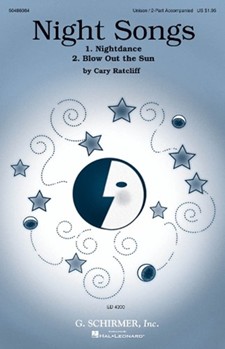 Night Songs by Ratcliff Cary for SATB