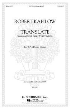 Translate by Kapilow Robert for SSA