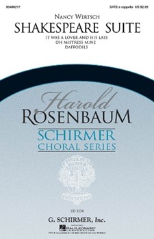Shakespeare Suite by Wertsch Nancy for SATB a cappella