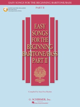 Easy Songs For The Beginning Baritone/Bass Part 2 w/online audio BARI/BASS