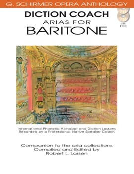 Diction Coach - Arias For Baritone by Baritone - Larsen Robert - for Vocal Text