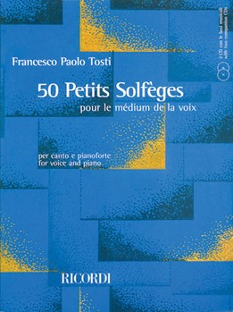 50 Petits Solfeges by Tosti Francesco Paolo for Medium Voice Me