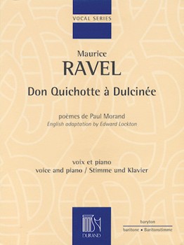 Don Quichotte A Dulcinee by Ravel Maurice for Baritone V