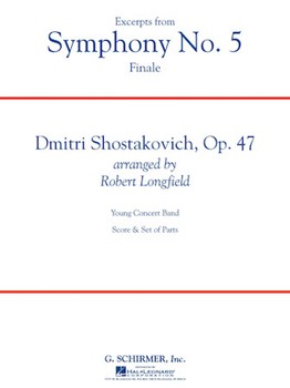 Symphony #5 Finale Excerpts by Shostakovich Dmitri - Longfield Robert - for Full Score