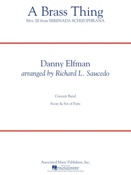 Brass Thing (From Serenada Schizoprhana) by Elfman Danny - Saucedo Richard L - for Concert Band