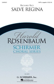 Salve Regina by Rice Richard for SATB