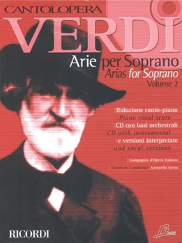 Verdi Arias For Soprano Volume 2 by Giuseppe Verdi for Sopr Voice W (Cantolopera - Vol 2)