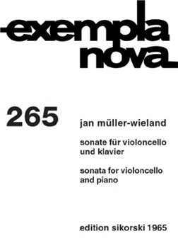 Sonata for Cello and Piano by Muller-Wieland Jan for