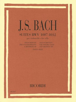 Suites Bwv 1007-1012 (cello) by Bach Johann Sebastian - Rizzi Paulo - for String Bass Sol