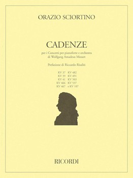 Cadenzas by Mozart Wolfgang Amadeus - Sciortino - for Piano
