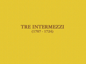 Tre intermezzi Facsimile Edition Full Score Hardbound with critical commentary by Vivaldi Antonio Lucio for Score