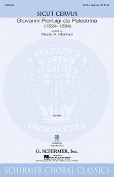 Sicut Cervus by Palestrina Giovanni Pierluigi da for VoiceTrax