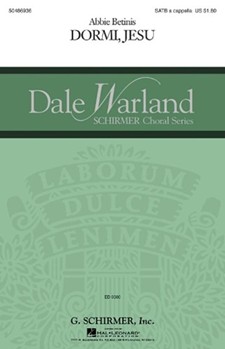 Dormi Jesu by Betinis Abbie Burt for SATB