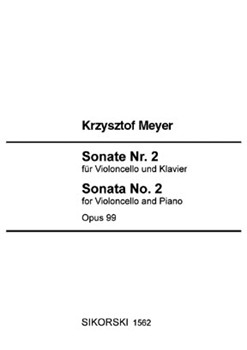 Sonata No. 2 for Violoncello and Piano Op. 99 by Meyer Krzysztof for