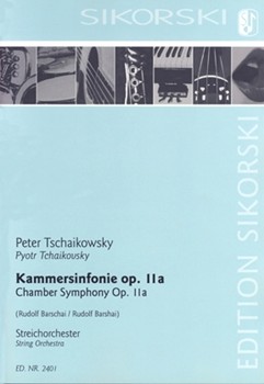 Chamber Symphony Op. 11a by Tchaikovsky Pyotr Ilyich for Score