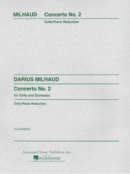Concerto #2 by Milhaud Darius for Cello