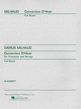 Concertino d'Hiver by Milhaud Darius for Score