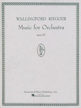 Music for Orchestra Op. 50 by Riegger Wallingford for Score