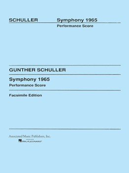 Symphony 1965 by Schuller Gunther for Full Score