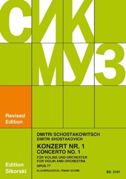 Concerto #1 Opus 77(99) by Shostakovich Dmitri for Violin Sol