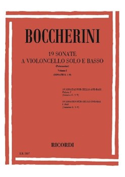 19 Sonatas Vol. 1 (Nos. 1-9) by Boccherini Luigi for