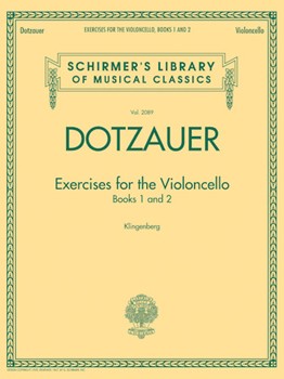 Exercises For Violoncello Books 1&2 by Dotzauer Justus Johann Friedrich for Cello Method (Bks 1&2 / Klingenber)