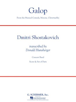 Galop by Shostakovich Dmitri - Hunsberger Donald - for Concert Band