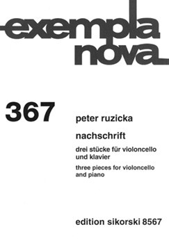 Postscript (Nachtschrift) - Three Pieces for Violoncello and Piano