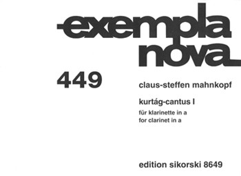 Kurtág - Cantus I by Mahnkopf Claus-Steffen for