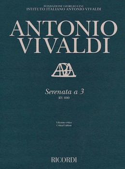 Serenata a 3 RV 690 by Vivaldi Antonio Lucio for Full Score