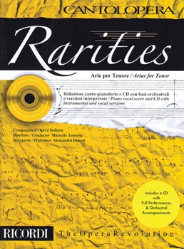 Rarities - Arias For Tenor by Various - Cantolopera - for Tenor Voc