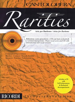 Rarities - Arias For Baritone by Various - Cantolopera - for Bar Voice w/
