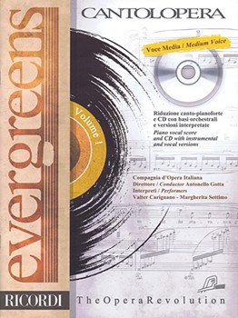 Evergreens - Cantolopera Series Medium Voice, Vol. 1