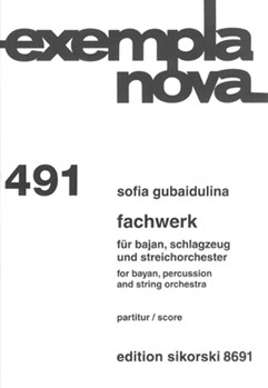 Fachwerk by Gubaidulina Sofia for Study Score