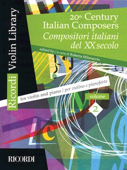 20th Century Italian Composers Vol 2 [violin]
