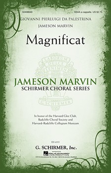 Magnificat by Palestrina Giovanni Pierluigi da - Marvin Jameson - for SSAA a cappella