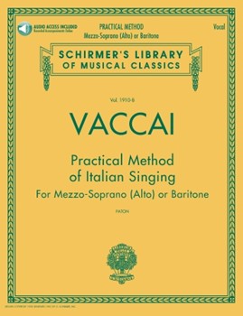 Practical Method of Italian Singing - Mezzo-Soprano (Alto) or Baritone, Book/Online Audio Mezzo/Bari