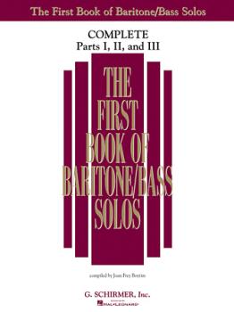 First Book of Baritone/Bass Solos Complete - Parts I, II and III [vocal]