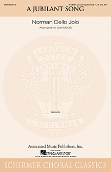 Jubilant Song by Dello Joio Norman - McGill Stan - for TTBB