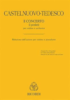 Concerto No2 (i Profeti) Concero For Violin & orchestra