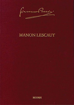 Manon Lescaut Puccini Critical Edition Vol. 3 by Puccini Giacomo for Score