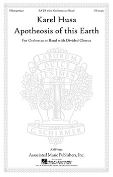 Apotheosis Of This Earth by Husa Karel for SATB