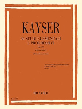 36 Elementary and Progress Studies Op 20 [violin]