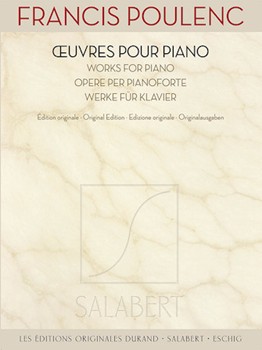 Francis Poulenc - Works for Piano by Poulenc Francis for Piano