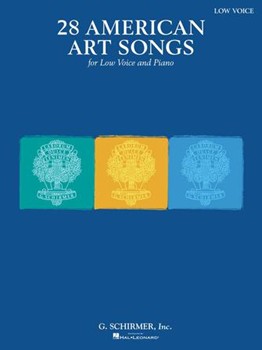 28 American Art Songs - Low Voice and Piano low voice