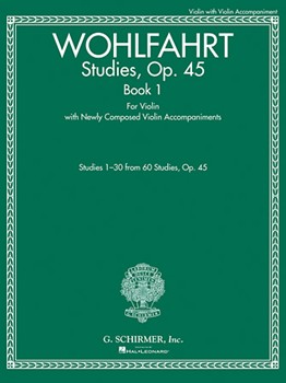 G Schirmer Wohlfahrt F Kelly R  60 Studies Op 45 Book I - Violin Duet